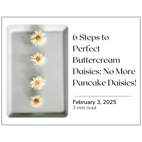 6 Steps to Perfect Buttercream Daisies